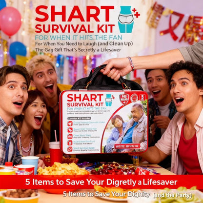 💩 Original Shart Survival Kit – When Disaster Strikes, Be Ready