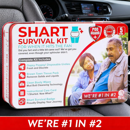 💩 Original Shart Survival Kit – When Disaster Strikes, Be Ready